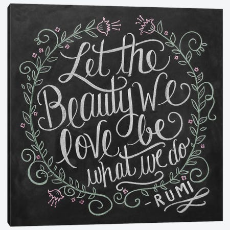 Beauty We Love Canvas Print #LLV19} by Lily & Val Canvas Art Print