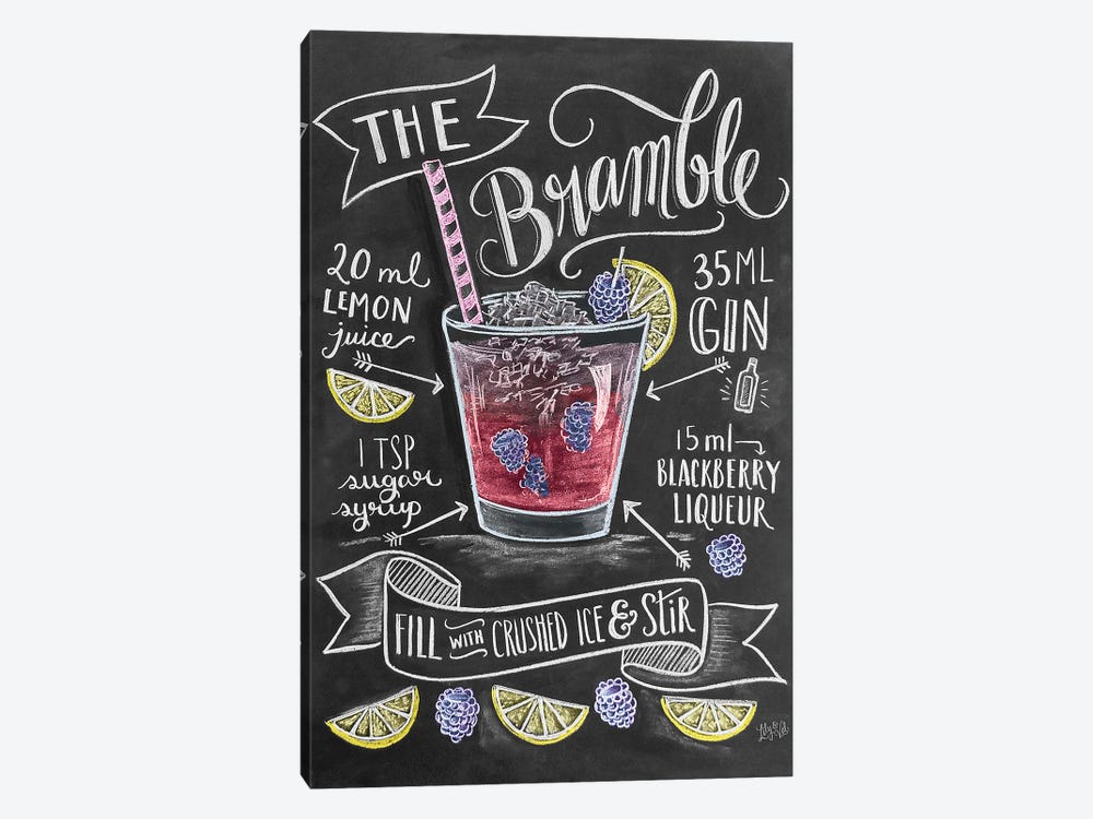 The Bramble Recipe by Lily & Val 1-piece Canvas Art