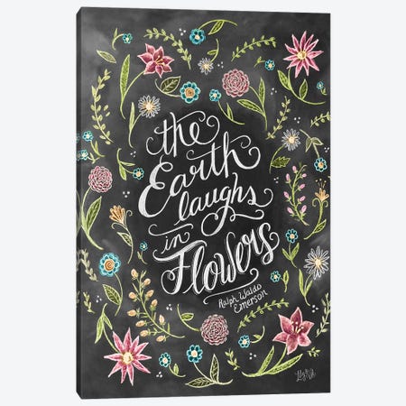 The Earth Laughs In Flowers Canvas Print #LLV202} by Lily & Val Canvas Artwork