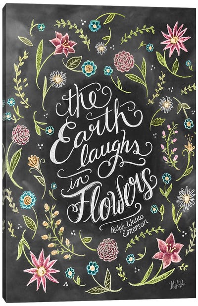 The Earth Laughs In Flowers Canvas Art Print - Lily & Val