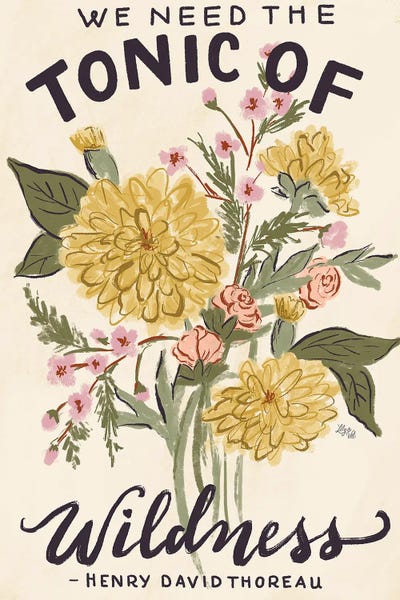 Tonic Of Wildness by Lily & Val art print