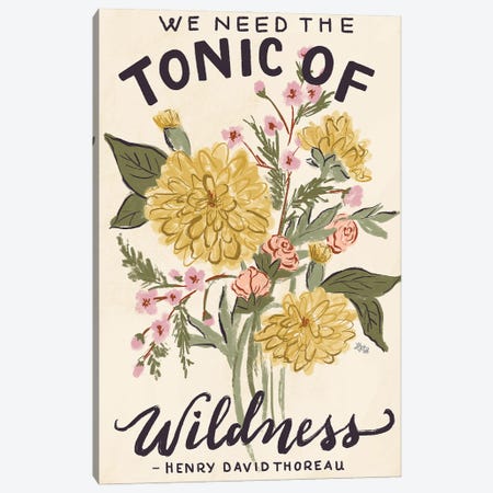 Tonic Of Wildness Canvas Print #LLV205} by Lily & Val Canvas Art Print