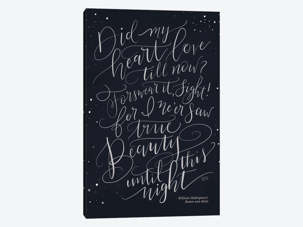 Wedding Quote - William Shakespeare by Lily & Val 1-piece Canvas Artwork