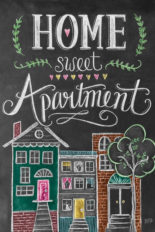 Home Sweet Apartment by Lily & Val wall art