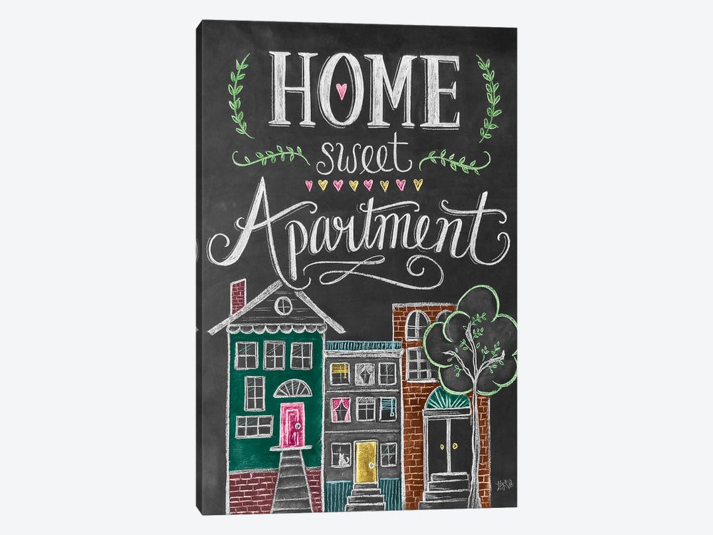 Home Sweet Apartment by Lily & Val 1-piece Canvas Print