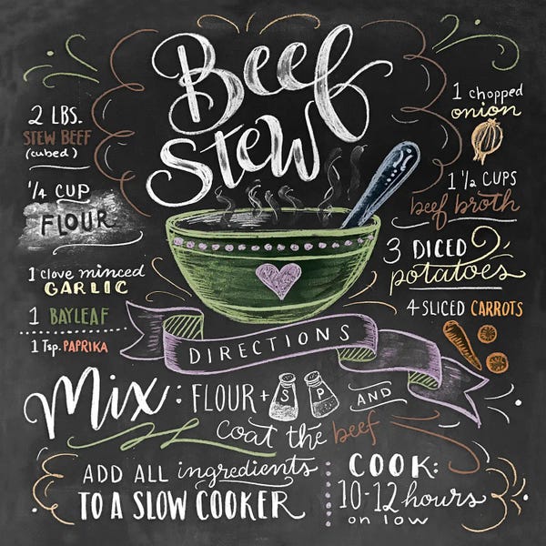 Meats: Beef Stew Recipe by Lily & Val