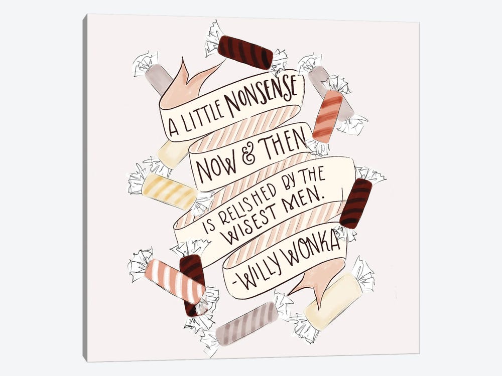 A Little Nonsense Baking by Lily & Val 1-piece Canvas Wall Art