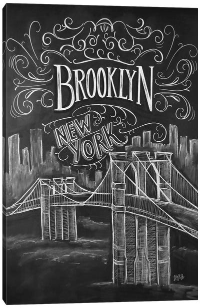 Brooklyn Bridge Canvas Art Print - Lily & Val