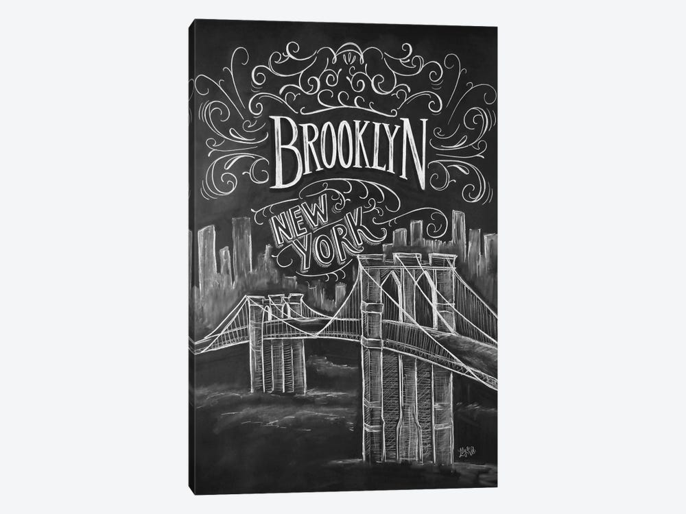 Brooklyn Bridge by Lily & Val 1-piece Canvas Artwork