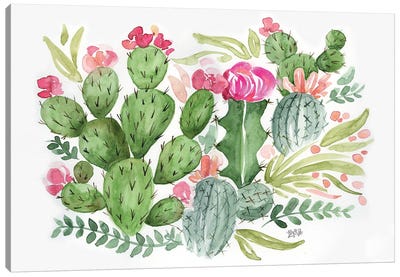 Cactus Canvas Art Print - Lily & Val