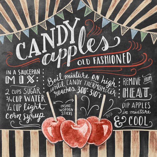 Apples: Candy Apples Recipe by Lily & Val