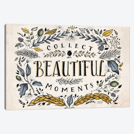 Collect Beautiful Moments Canvas Print #LLV51} by Lily & Val Canvas Print