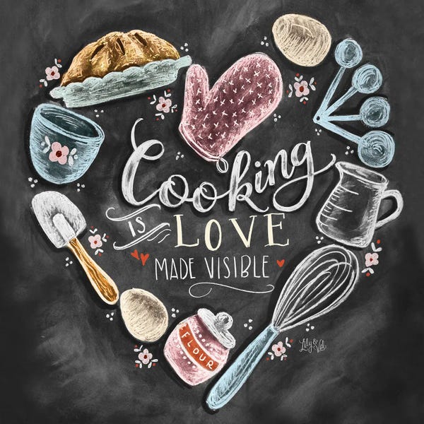 Cooking & Baking: Cooking With Love Heart by Lily & Val