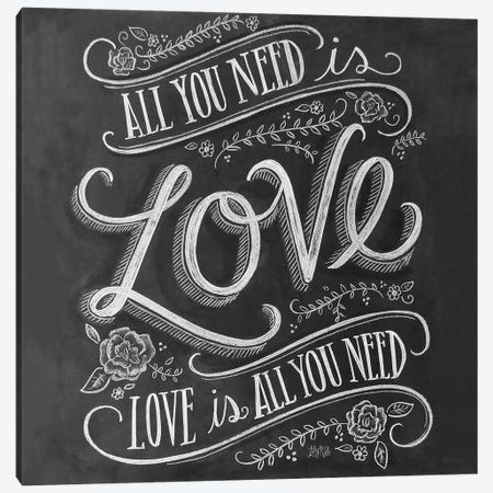 All You Need Is Love 3 Canvas Print #LLV5} by Lily & Val Canvas Print