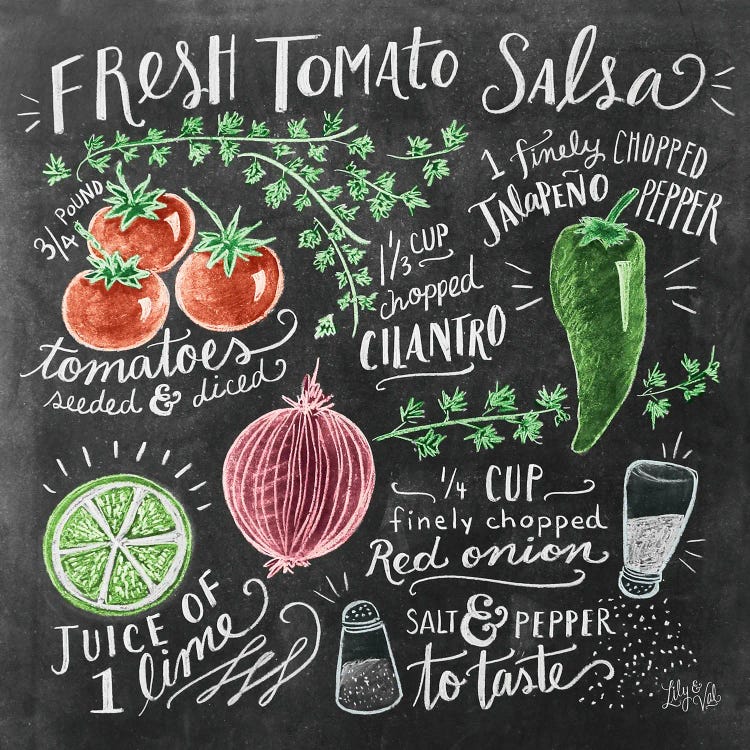 Lily & Val: Fresh Tomato Salsa Recipe by Lily & Val
