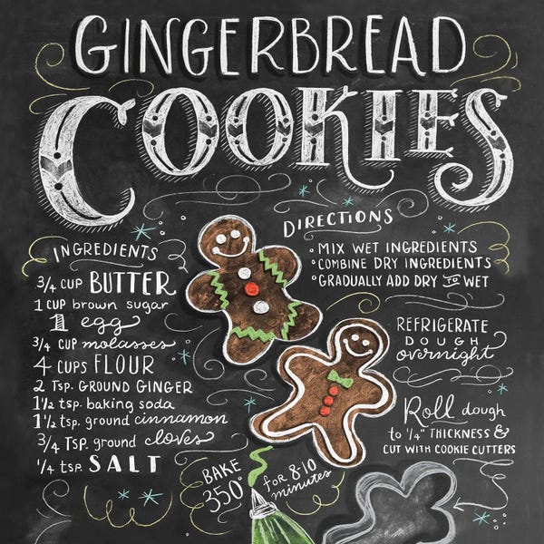Kitchen: Gingerbread Cookies Recipe by Lily & Val