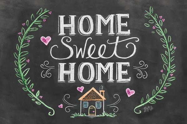 Home For The Holidays: Home Sweet Home Floral by Lily & Val