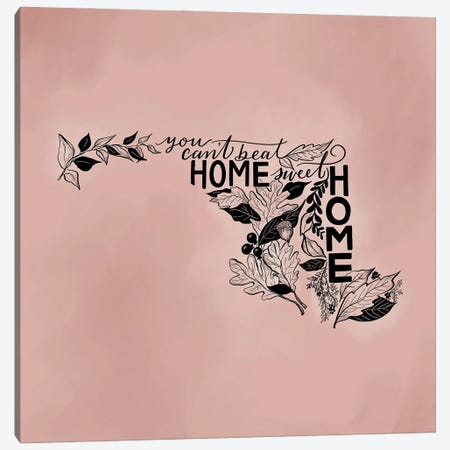 Home Sweet Home Maryland - Color Canvas Print #LLV99} by Lily & Val Canvas Print