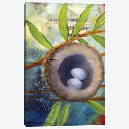 Hummingbird Nest Canvas Print #LLX18} by Lisa Lamoreaux Art Print