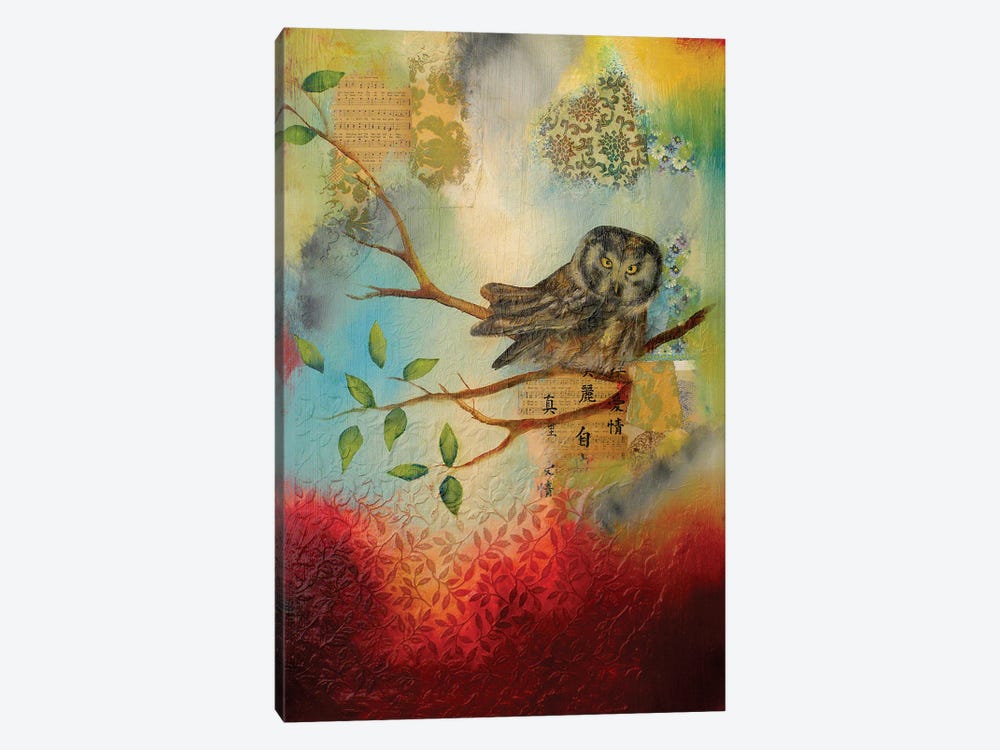 Owl Home by Lisa Lamoreaux 1-piece Canvas Print