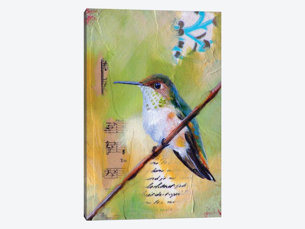 Hummingbird Song by Lisa Lamoreaux 1-piece Canvas Art Print