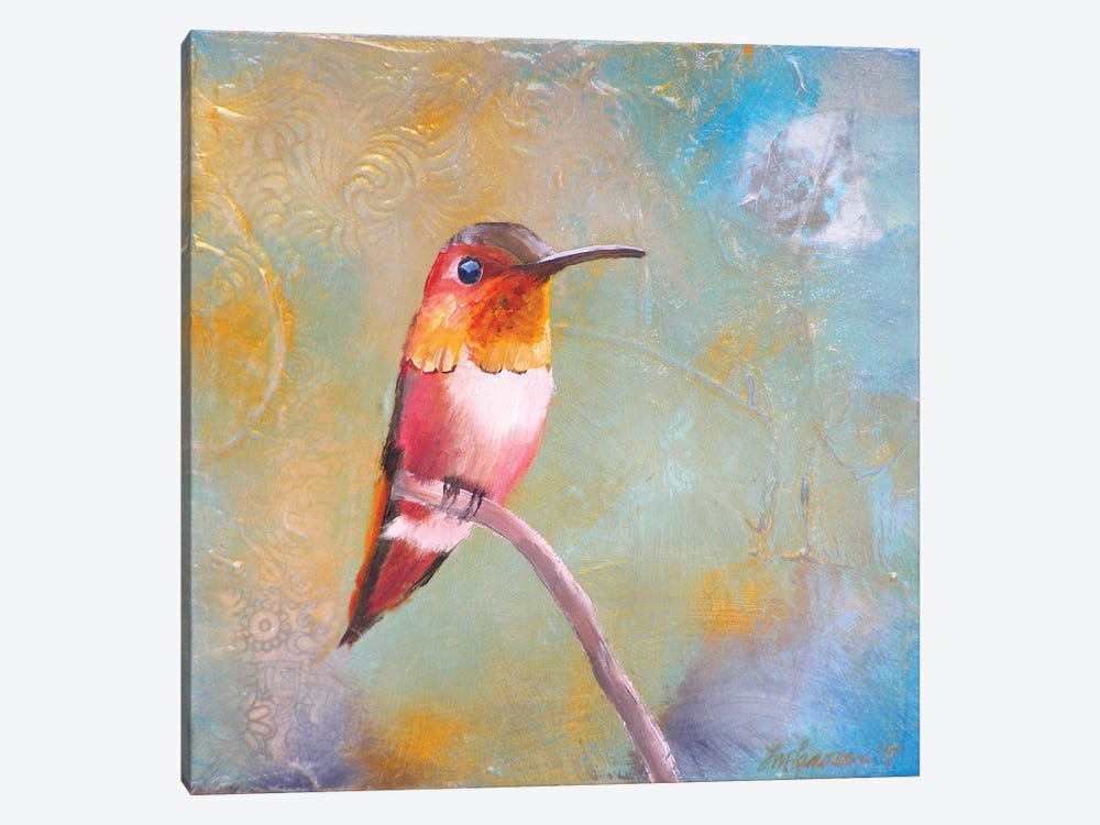 Hummingbird Perch by Lisa Lamoreaux 1-piece Art Print