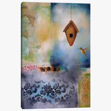 Hummingbird Abode Canvas Print #LLX27} by Lisa Lamoreaux Canvas Art Print