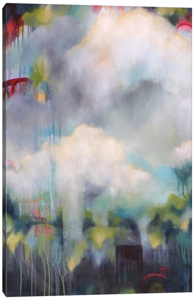 Abstracted Landscape III Canvas Art Print - Lisa Lamoreaux