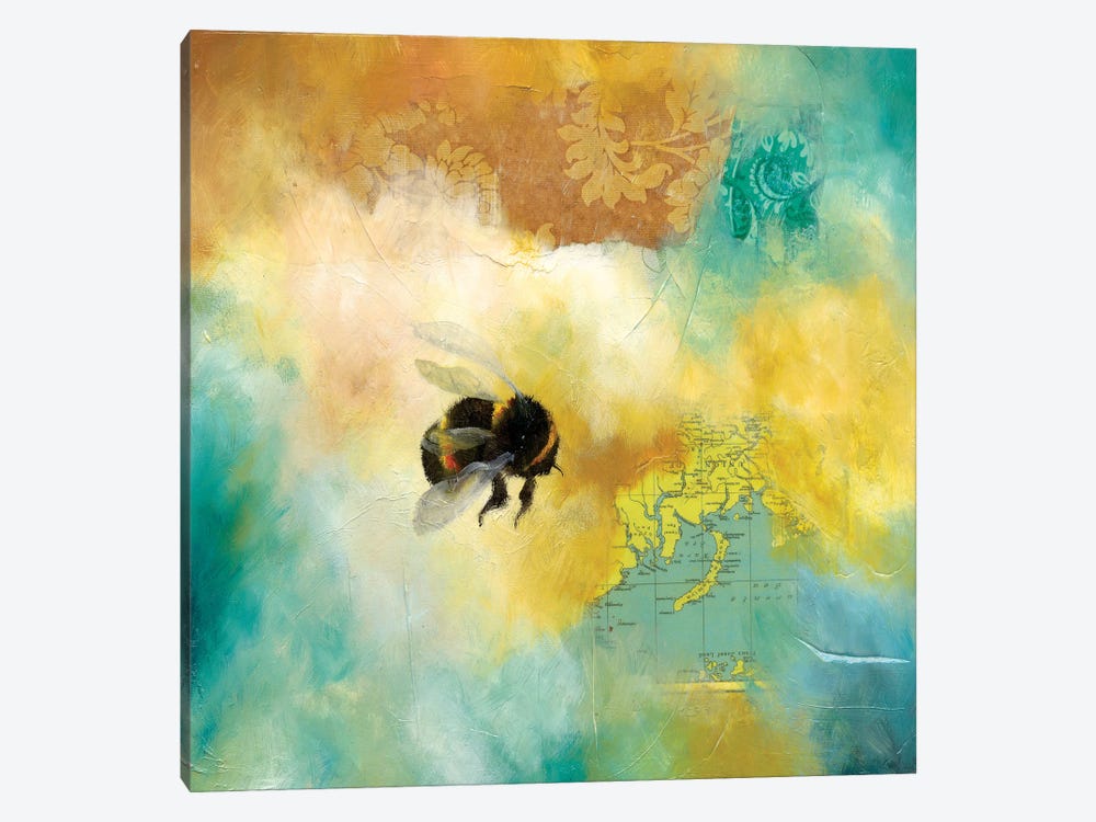 World Bee II by Lisa Lamoreaux 1-piece Canvas Art
