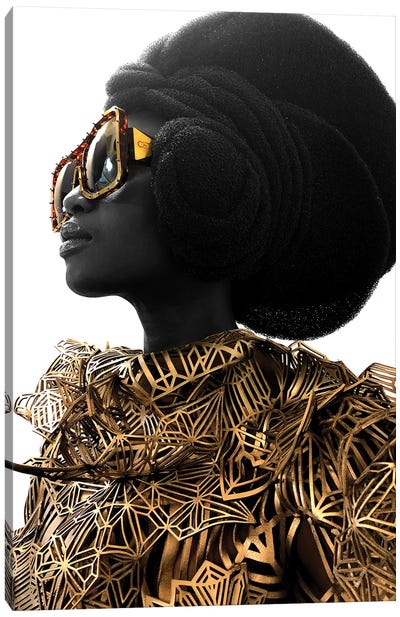 The Shield Canvas Art Print - Afrofuturism