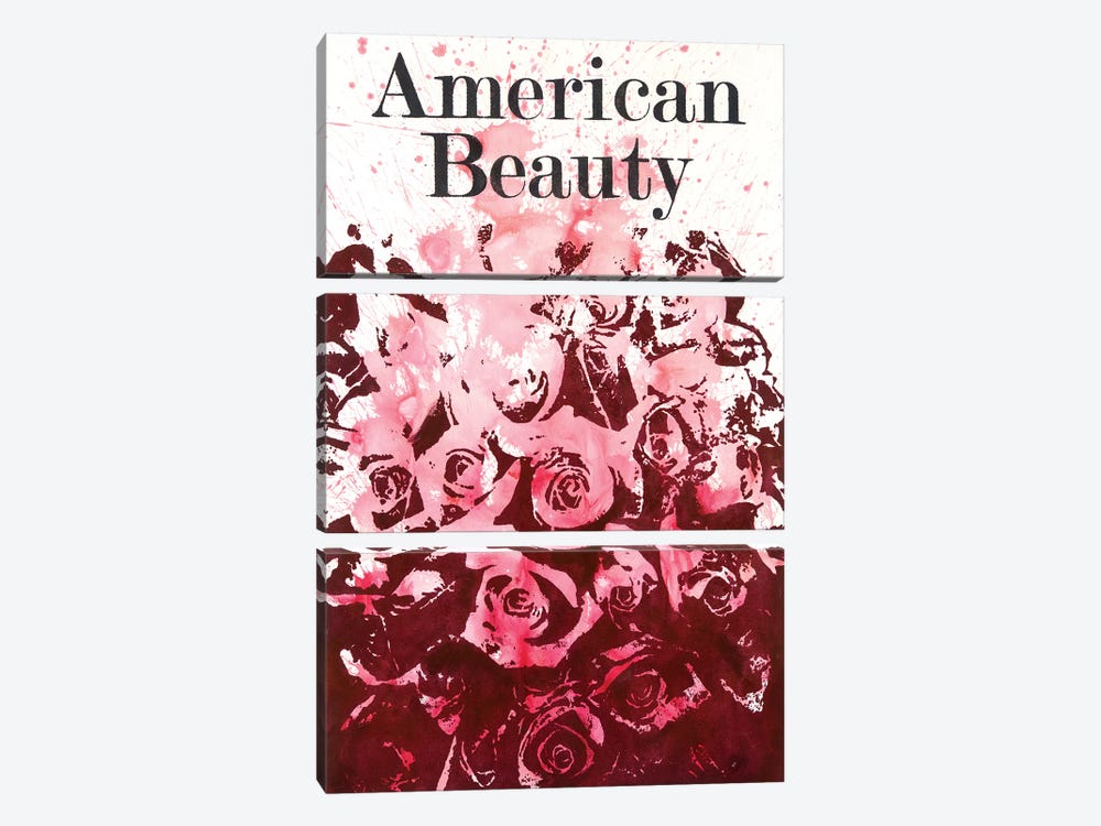 American Beauty II by Laura Mae Dooris 3-piece Canvas Art Print