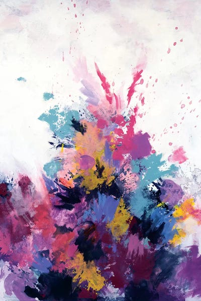 Flora Burst by Laura Mae Dooris multi panel art