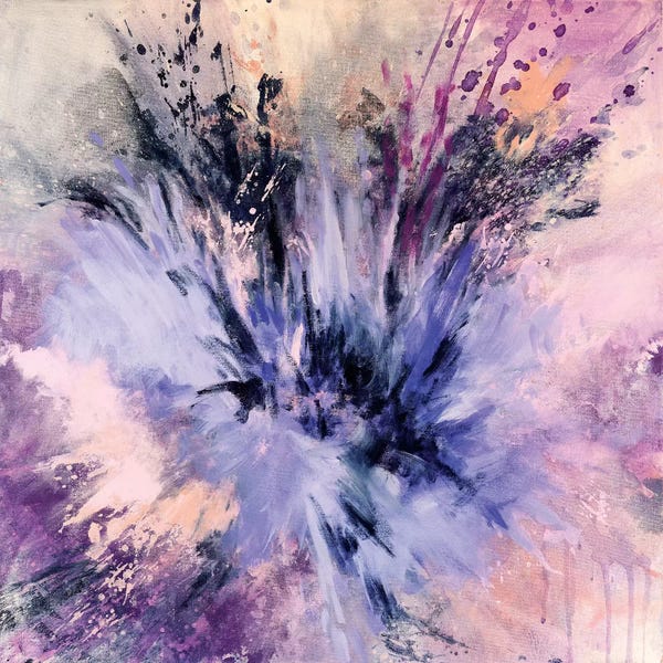 Abstract: Spring Star Burst by Laura Mae Dooris