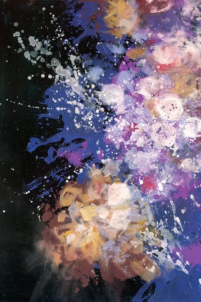 Twilight Pop Burst Bomb by Laura Mae Dooris multi panel art