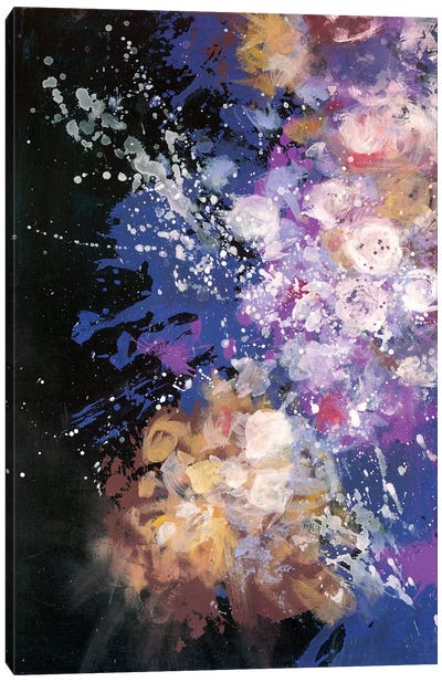 Twilight Pop Burst Bomb Canvas Art Print - Laura Mae Dooris