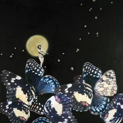 Casting At Midnight by Laura Mae Dooris canvas print