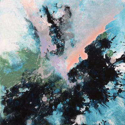 Dreaming In Blue by Laura Mae Dooris canvas print