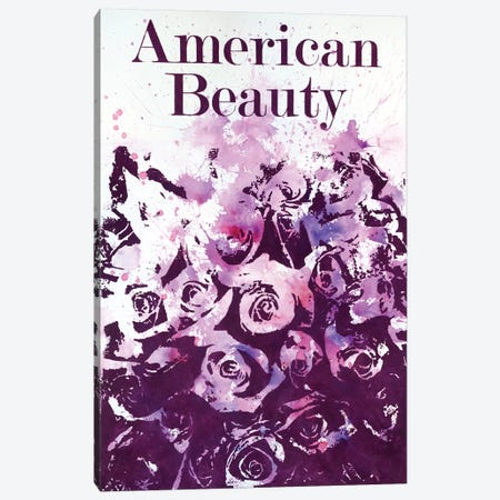 American Beauty I Canvas Print #LMD9} by Laura Mae Dooris Canvas Wall Art