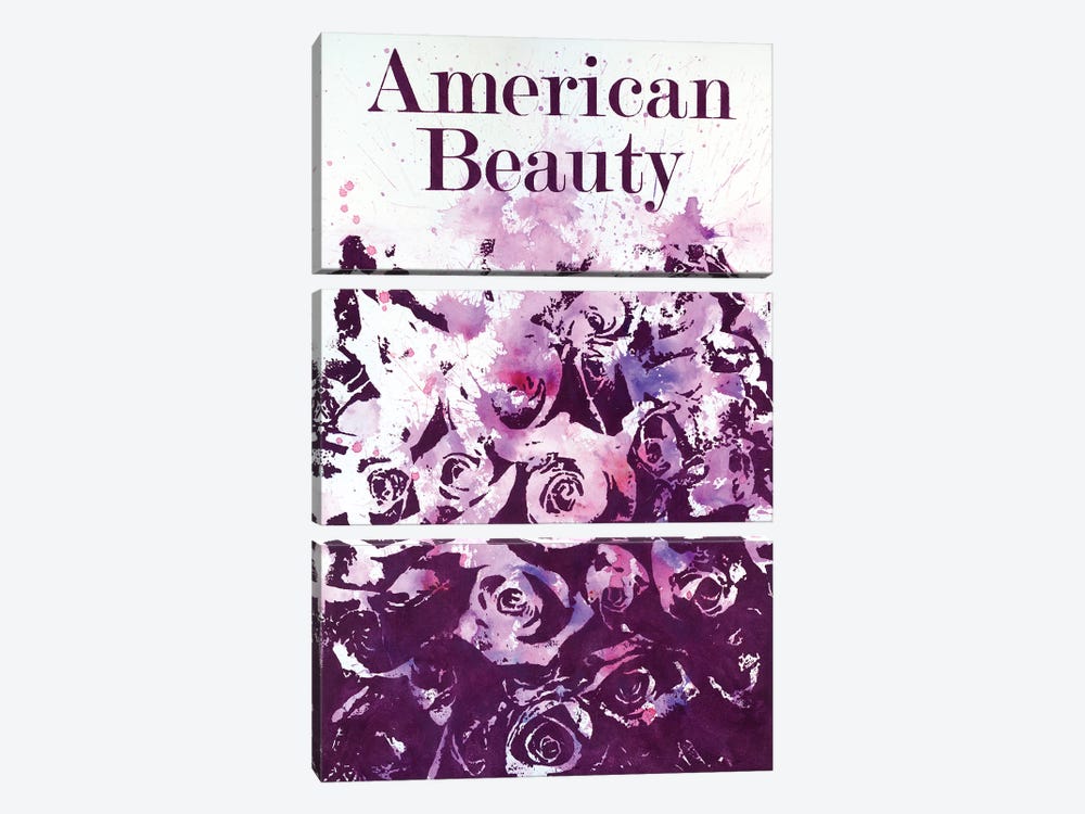 American Beauty I by Laura Mae Dooris 3-piece Canvas Artwork