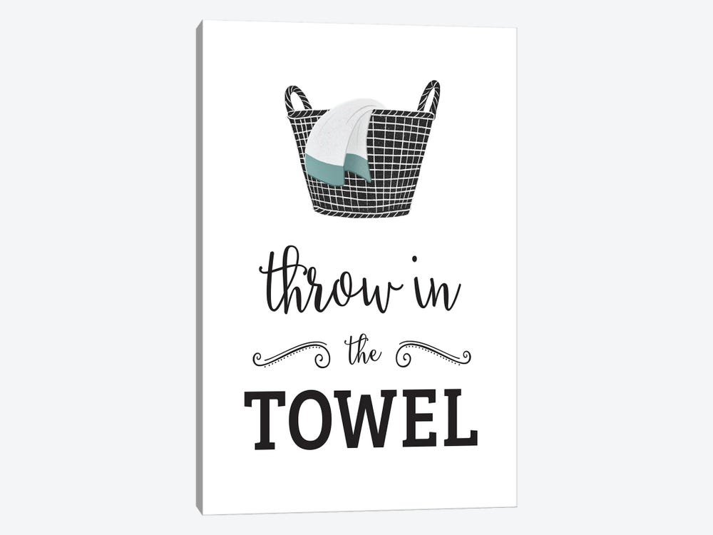 Throw in Towel by Leslie Mcfarland 1-piece Canvas Wall Art