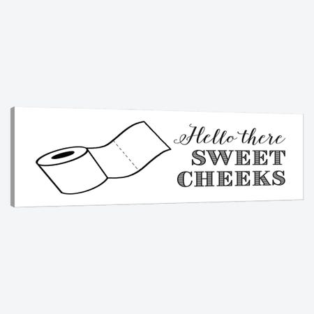 Hello There Sweet Cheeks Canvas Print #LMF4} by Leslie Mcfarland Canvas Print