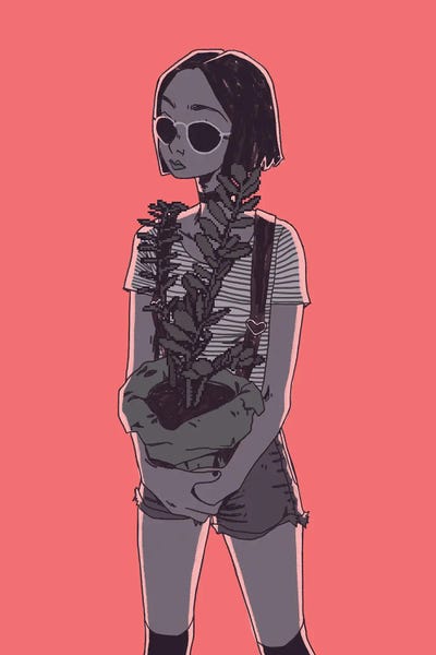 Mathilda - Leon : The Professional by Lucy Michelle canvas print