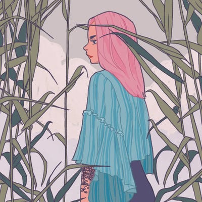 The Calm by Lucy Michelle canvas print