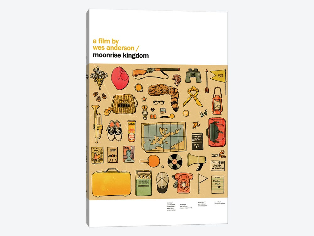 Moonrise Kingdom Wes Anderson by Lucy Michelle 1-piece Art Print