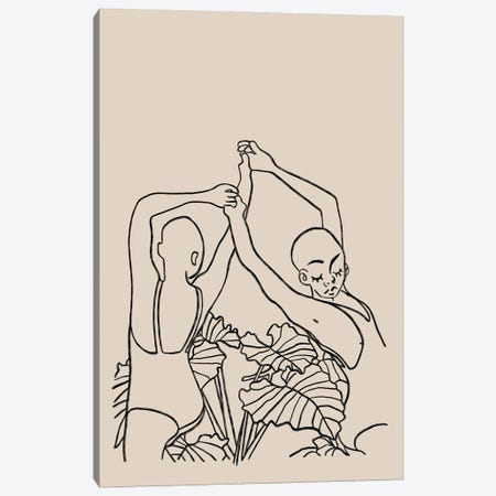 The Dancers Canvas Print #LMH32} by Lucy Michelle Canvas Artwork