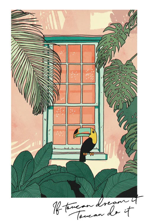 Toucan Do It by Lucy Michelle wall art