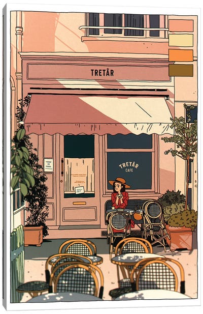 Tretar Second Coffee Refill Canvas Art Print - Anime Art