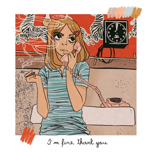 Anime: Margot Tenenbaum by Lucy Michelle