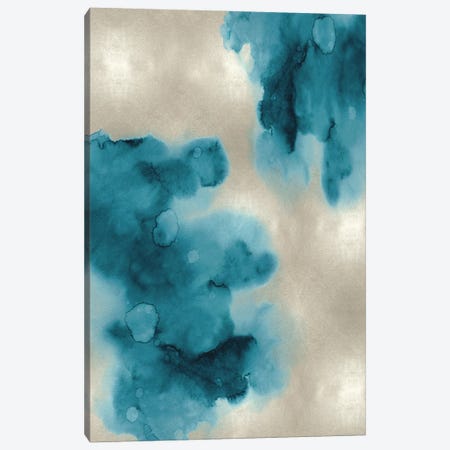 Entice in Aqua I Canvas Print #LMI12} by Lauren Mitchell Canvas Print