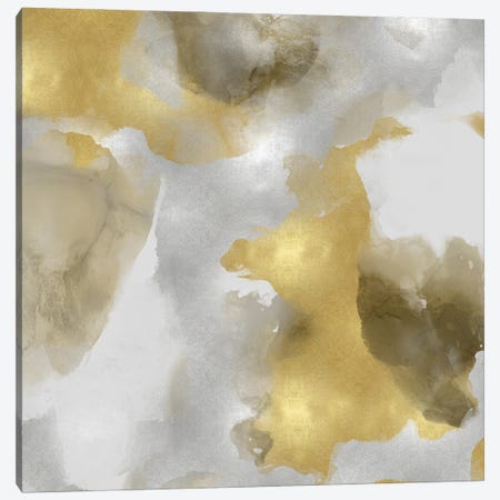 Whisper in Gold I Canvas Print #LMI35} by Lauren Mitchell Canvas Artwork